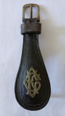 Alter historischer Degenschuh bzw. Tragetasche