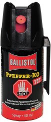 40ml Hochw. Pfefferspray K.O. JET Direktstrahl – 11 % OC / 2,5 Mio. Scoville -Ballistol Abwehrspray