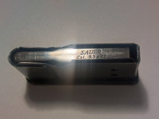 Magazin Sauer 80/90 Kaliber 9,3x62. Sehr selten!!!