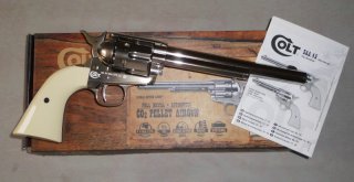 UMAREX, Colt SAA.45, Cal. 4,5 , Nickel, 7,5 Zoll Lauf.
