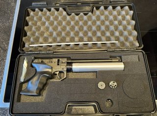Röhm Twinmaster Action Pressluftpistole Kal. 4,5 mm (.177) inkl. Koffer und Zubehör