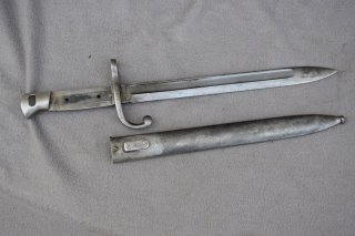 M 1889 Garde Civique Bajonett Belgien nummerngleich