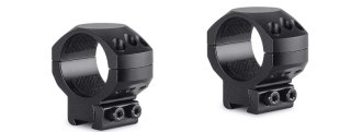 HAWKE Taktische Ringmontage Aluminium 30mm Mittelrohr für 9-11mm Schiene Bauhöhe Mittel = 11mm 24106