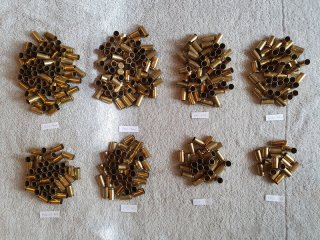 .40 S&W - 355 gereinigte Hülsen