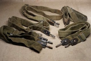 5x Wehrmacht Brotbeutel Riemen aus dem 2 WK