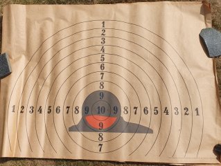 10er-Ring-Schießscheiben, 300m