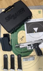 Sig X-Six Supermactch 9mm deutsche Fertigung mit Zubehör