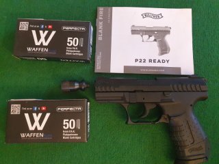 Walther P22 Ready mit 100 Patronen
