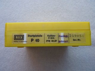 Reck-Startpistole, Modell P 10