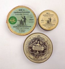 Sammlermunition Liebhard-Patronen 4mm in Originaldose