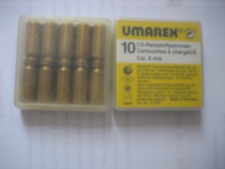 CS-Reizstoffpatronen -- Qualitätshersteller UMAREX -- Cal. 8 mm **