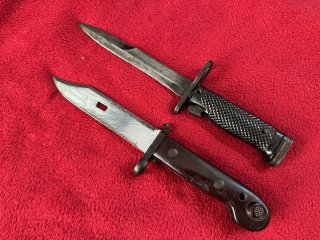 +++ 2 Bajonette U.S. M6 Aerial und AK 47 !