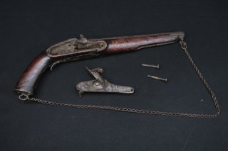 Pistole Britische Militärpistole Vorderlader Perkussionspistole Stempel Krone Kolonien