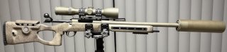 Tikka T3x Tac .308 Win German Gun Stock Schaft, Schalldämpfer