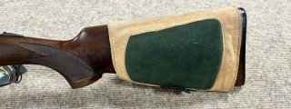 Schaftbacken-Patronen-Etui, Schafterhöhung, Leder