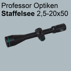 Professor Optiken Staffelsee 2,5-20x50 LD V2 Leuchtfaser-Absehen 4 - Zielfernrohr UVP 499€