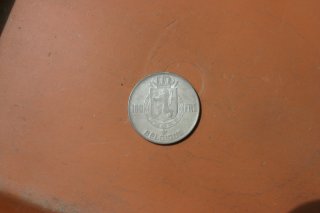 Silbermünze 100 Franc Belgien v 1948