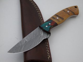 Damast Messer sehr schönes Hand geschmiedetes Damascus Knife