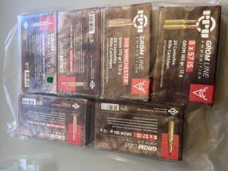 120 Schuss PPU GROM 8x57IS 170gr. 11,00g