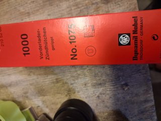 1000 RWS Vorderladerzündhütchen 1075