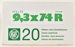 20 RWS Hülsen 9,3x74R