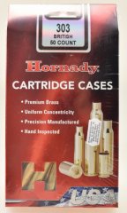 50 Hornady Hülsen .303 British