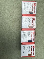 400 Hornady V-Max Geschosse, 20 Cal, .204“, 40GR
