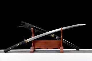 Handgeschmiedetes Katana aus 1060er Kohlenstoffstahl Samuraischwert sehr scharf!!!