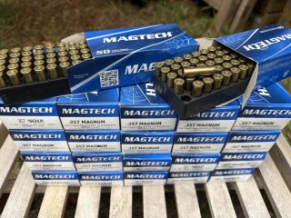 1100 Magtech Messinghülsen, .357Mag.