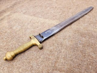 WK1 Schweizer Faschinenmesser M1842/52 Genie-Einheiten mit Stahlscheide