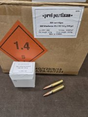 .308/145Win FMJBT Patronen PPU 500 Stk. A-034