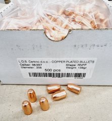 .38-357/158grs. LOS verkupferte RNFP 500 Stk.