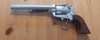 HS Texas Scout Peacemaker 9mm Knall in Chrom PTB 242 - Bestzustand -