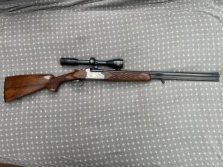 Bockbüchsflinte Antonio Zoli, 7x65R -12/70, Swarovski