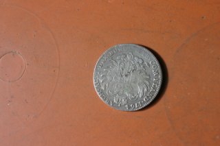 Silbermünze 1 Kronentaler aus den österreichischen Niederlanden v. 1764