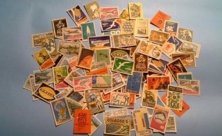 Sammlung Streichholzschachteletiketten