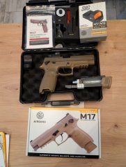 Sig Sauer P 320 M 17 CO2 Pistole 4,5mm Diabolo blow back