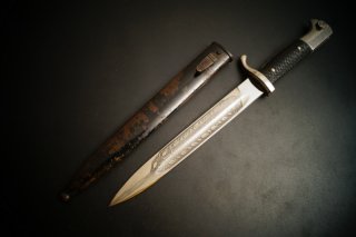 Ausgehseitengewehr k98, Bajonet, wk2, Klingenätzung