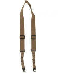 Tactical Gewehrgurt / Tragegurt mit Bungee (67-112cm), 2-Punkt, COYOTE / BEIGE