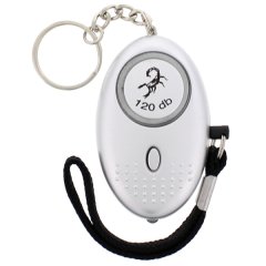 Scorpion Personenalarm 120 db Silber mit LED Lampe + Batterie