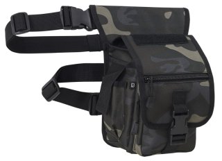 Hüfttasche mit Oberschenkel-Befestigung "Side Kick Bag" - Dark Camouflage