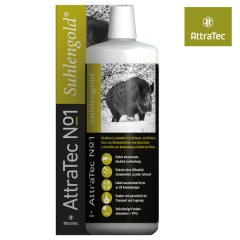 AttraTec No.1 Suhlengold | 1kg natürliches pflanzliches Lockmittel für ROT und SCHWARZWILD > ca. 20x