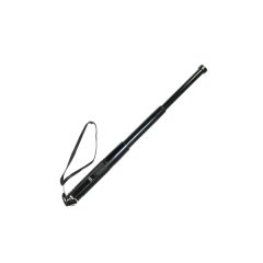 Mini Teleskop Schlagstock 14/32cm - Schwarz - auch als Kubotan verwendbar