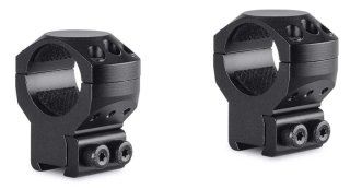 HAWKE Taktische Ringmontage 1Paar: 1Zoll/25,4mm für 9-11mm Schiene | Hohe Bauhöhe | 3xTorx Sicherung