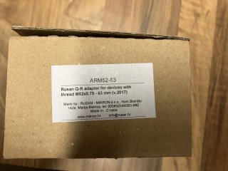 Rusan-Klemmadapter 63 mm (M52x0,75)