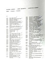 Lockhoven, WaffenArchiv, Serie C, Kapitel CI und CII