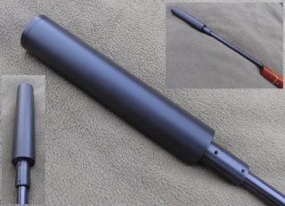 Schalldämpfer für die Patrone .222 Rem