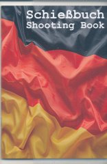 Schießbuch | Schiessbuch für Sportschützen mit PVC Schutzhülle - Motiv DE-Land