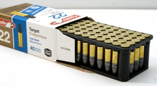 50 Schuss AGUILA .22 l.r. lfb 2,6g 40gr TARGET COMPETITION Blei Rundkopf KK MATCH Munition 1080FPS