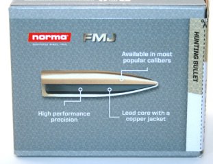 100 Stück NEUE NORMA Geschosse - FMJ 6,5mm/.264 - 7,8g/120gr #20665141 Match-Geschosse Vollmantel !